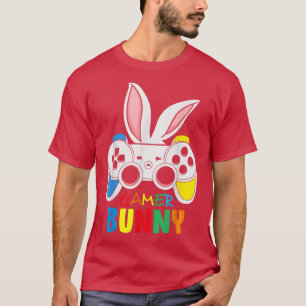 Cute Gamer Bunny Easter Video Game Gaming Girls To T-Shirt