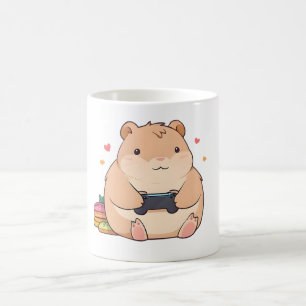 Cute Gamer Capybara Kawaii Design Coffee Mug