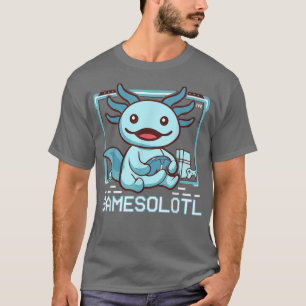 Cute Gamesolotl Gaming Aolotl Kids Boys Gamer T-Shirt