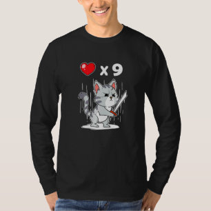 Cute Gaming Cat Video Game Computer Player Videoga T-Shirt