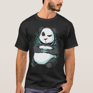 Cute Gaming Panda Videogame Pc Video Game Computer T-Shirt