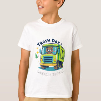 Cute Garbage Truck Trash Truck T-Shirt