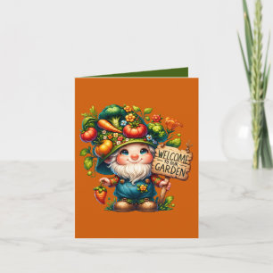 Cute Garden party welcome customisable  Card