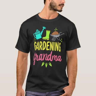 Cute Gardening Grandma  Vegetable Garden Gardener T-Shirt