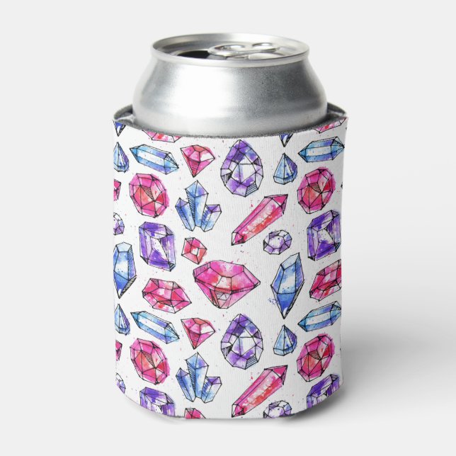 Cute Gem Pattern Can Cooler (Can Front)