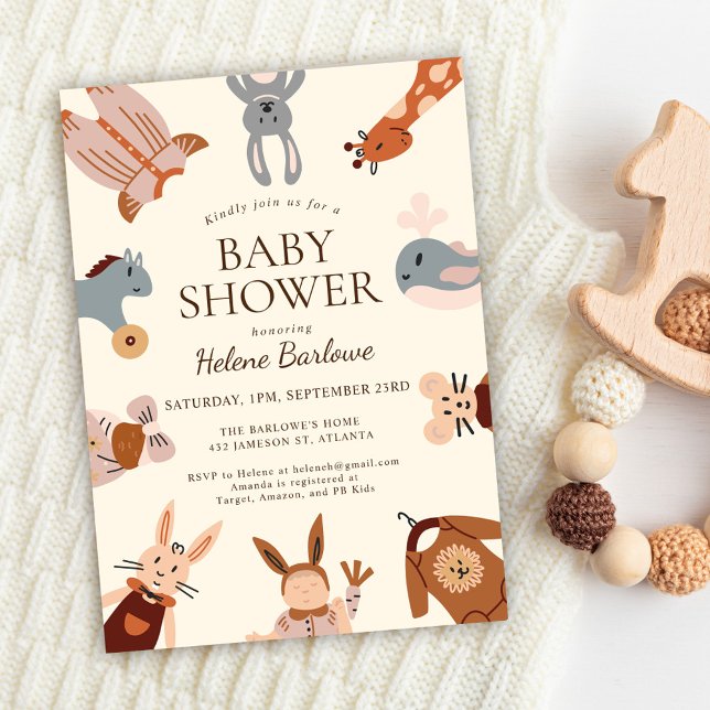 Cute Gender Neutral Boho Baby Shower Invitation (Cute Gender Neutral Boho Baby Shower Invitation)