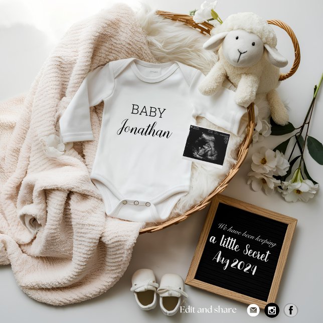 Cute Gender Neutral Pregnancy Announcement  (Creator Uploaded)