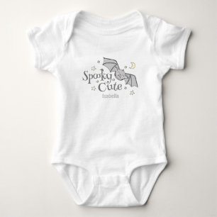 Cute Gender Neutral Spooky Cute Baby Bat Halloween Bodysuit