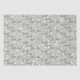 Cute Gender Neutral Twinkle Twinkle Little Star Tissue Paper