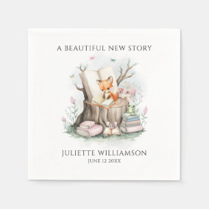 Cute Gender Neutral Watercolor Baby Shower Napkin