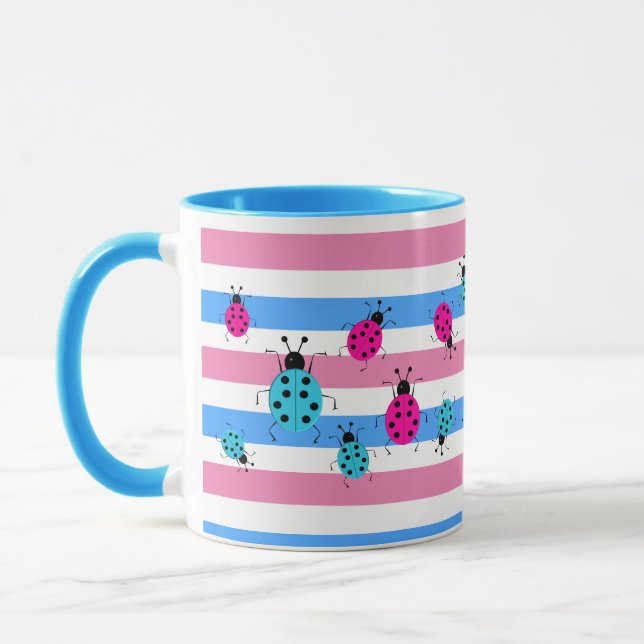Cute Gender Reveal Ideas,    Two-Tone Coffee Mug (Left)