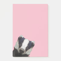 Cute geometric badger