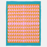 Cute Geometric Shape Pattern Pink Orange Turquoise