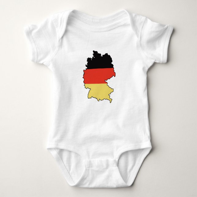 cute german baby bodysuit (Front)