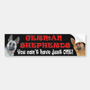 Cute German Shepherd Bumper Sticker
