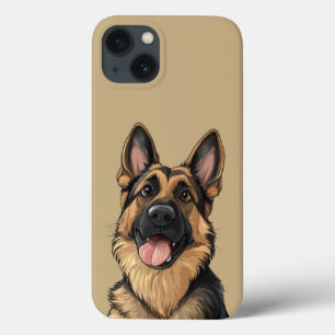 Cute german shepherd iPhone 13 case