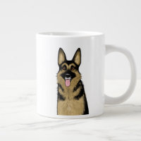 Cute German Shepherd Dog | Cool Pet Art Drawing