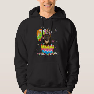Cute German Shepherd Dog Pet Hunting Egg Bunny Eas Hoodie