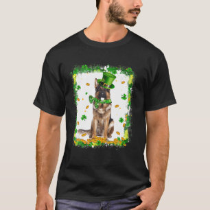 Cute German Shepherd Dog St Patricks Day Irish Sha T-Shirt