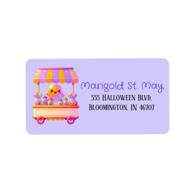 Cute Ghost Address Labels (Front)