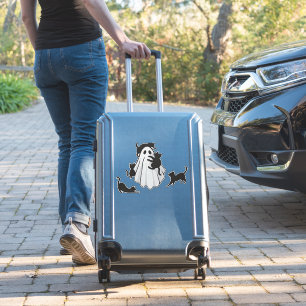 Cute Ghost and Black Cats Classic T-Shirt