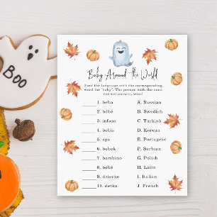 Cute ghost - Baby around the world game