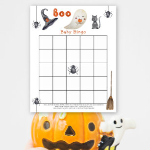 Cute ghost - Baby shower bingo game