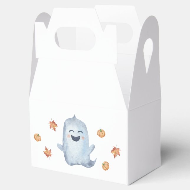 Cute ghost - baby shower favour box (Opened)