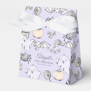 Cute Ghost, Bat & Spider Halloween Favour Box