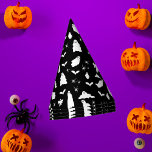 Cute Ghost, Bats & Spiders Halloween Pattern Party Hat<br><div class="desc">A cute black and white ghost,  bats and spiders pattern. A perfect design for anyone who loves cute illustrations of ghosts,  bats,  spiders and Halloween themed art. An ideal ghost pattern design for Halloween parties,  October Birthday parties,  Halloween home décor and gifts.</div>