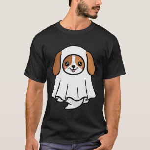 Cute Ghost Beagle Halloween T-Shirt