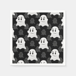 Cute Ghost Blob Design Napkin