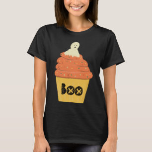 Cute Ghost Boo Halloween Cupcake Costume Party T-Shirt