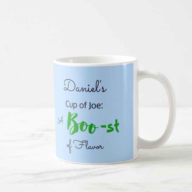 Cute ghost boo hugs Halloween Coffee Mug (Right)