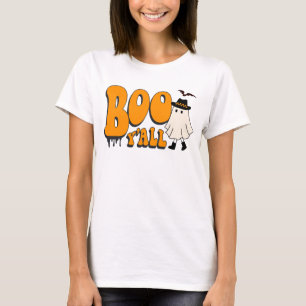 Cute Ghost Boo Y'all Funny Halloween T-Shirt
