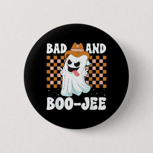 Cute Ghost Boujee Bad And Boo-Jee Halloween 6 Cm Round Badge