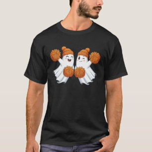 Cute Ghost Cheerleader Halloween T-Shirt