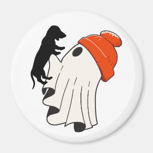 Cute Ghost Dachshund Lover  Magnet