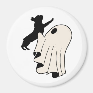 Cute Ghost French Bulldog Lover Magnet