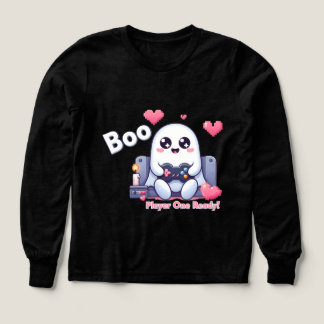Cute Ghost Gamer – Boo Player One Ready!