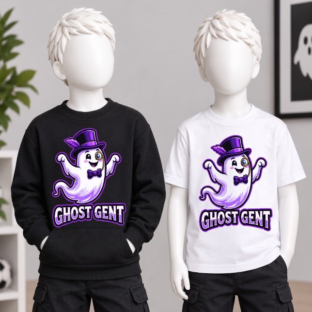 Cute Ghost Gent Halloween (Creator Uploaded)