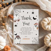 Cute Ghost Halloween Birthday Party