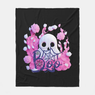 cute ghost Halloween boo pack  Fleece Blanket
