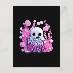 cute ghost Halloween boo pack  Postcard