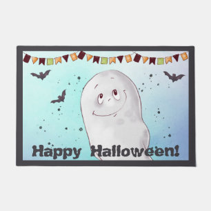 Cute Ghost Halloween Doormat