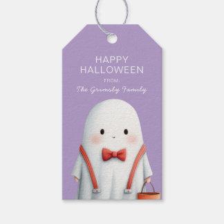 Cute Ghost Halloween Favour Gift Tags