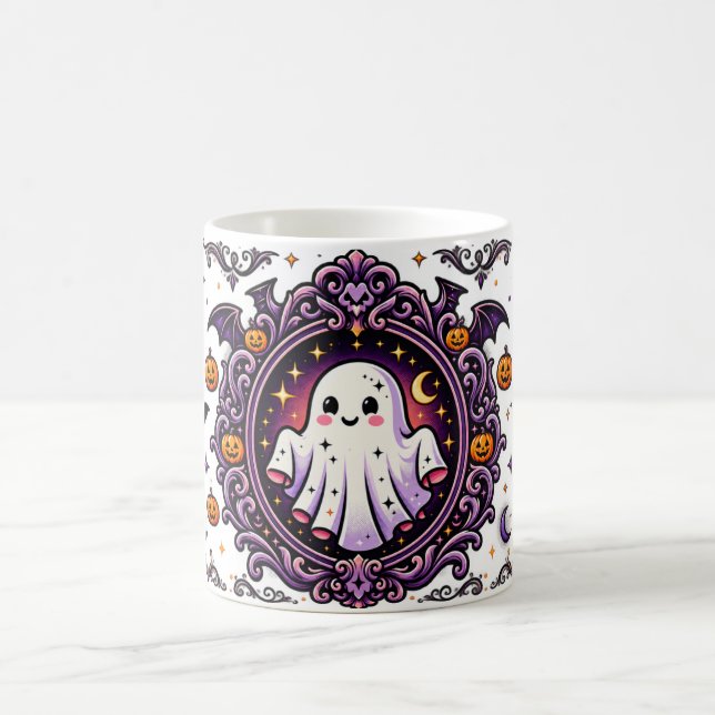 Cute Ghost Halloween Mug (Center)