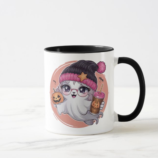 Cute Ghost Halloween Mugs (Right)