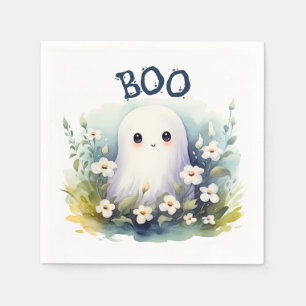 Cute Ghost Halloween Napkin