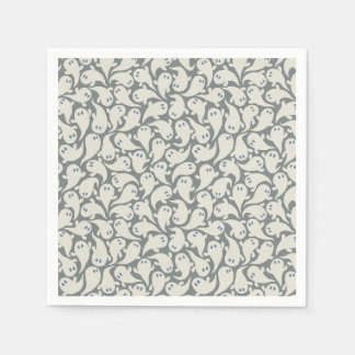 Cute Ghost Halloween paper napkins. Spooky Ghost Napkin
